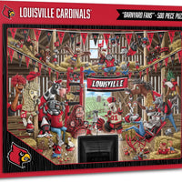 YouTheFan NCAA Louisville Cardinals “A Read Barnburner” 500 Puzzle