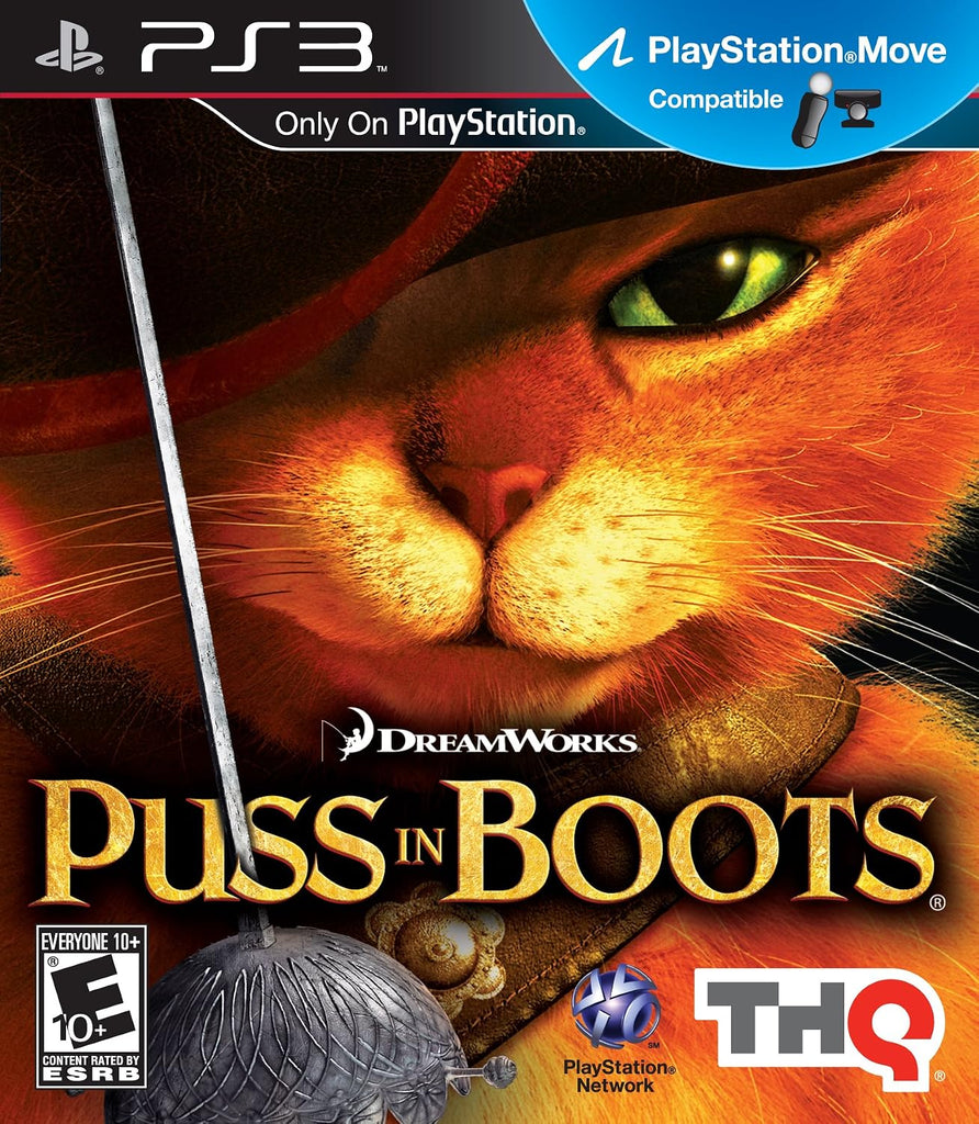 Puss in Boots: Move Compatible - PlayStation 3 (Renewed)