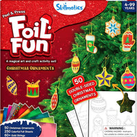 Skillmatics Foil Fun Christmas Ornaments, Foil Art, Gifts for Boys & Girls