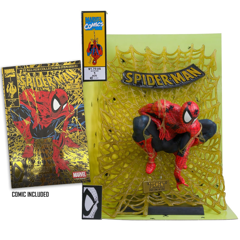 McFarlane Toys Marvel Statue PVC 1/6 Spider-Man (Spider-Man #1) Gold Label