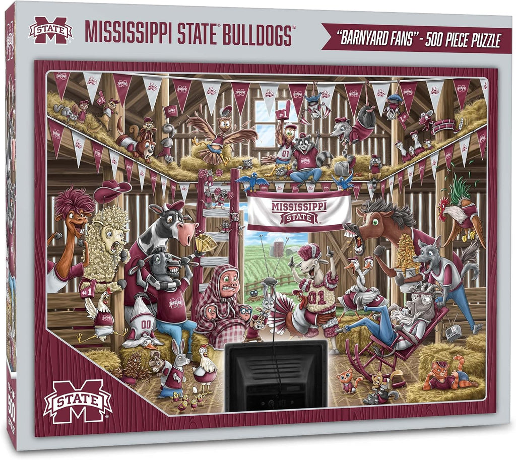 YouTheFan NCAA Mississippi State Bulldogs “A Read Barnburner” 500 Puzzle