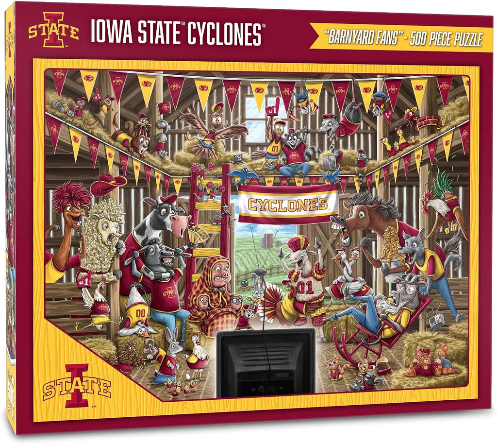 YouTheFan NCAA Iowa State Cyclones “A Read Barnburner” 500 Puzzle