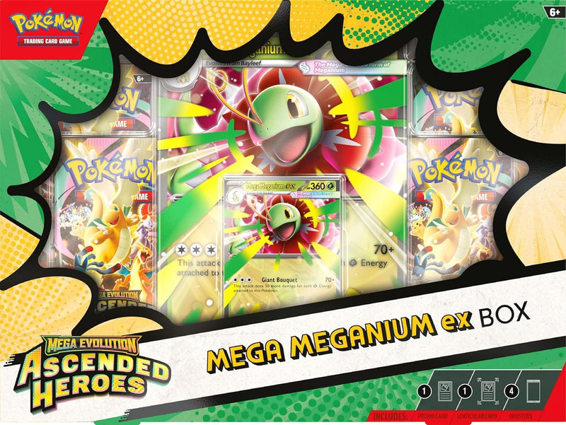 Pokémon TCG: Mega Evolution—Ascended Heroes Mega Meganium/Emboar/Feraligatr ex Box