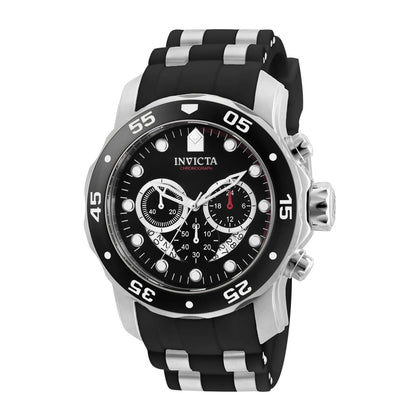 Reloj Cronógrafo De Hombre Invicta 6977 Con Correa De Poliuretano Negro Y Dial De Colección Pro Driver