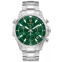 Reloj Bulova Marine Star 96B396 Cronógrafo - Esfera Verde 43mm