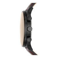 Fossil Sullivan Reloj de Pulsera Multifunción de Moda con Correa de Cuero Marrón para Hombre