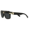 Versace Dark Grey Geometric Men's Sunglasses VE4399 GB1/87 58