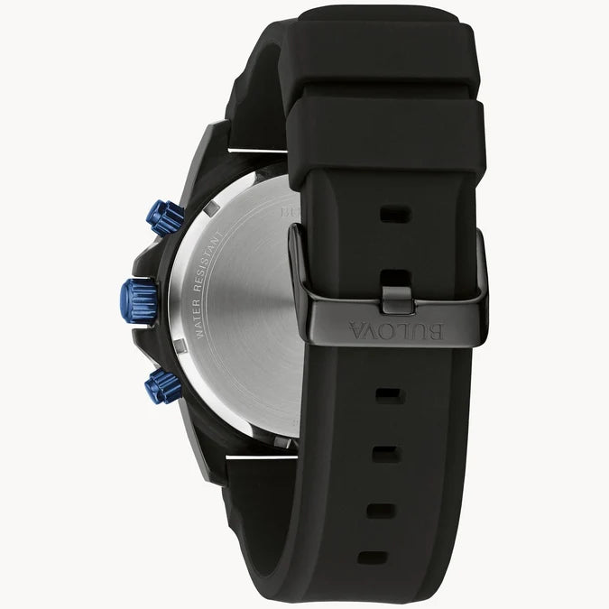 Reloj Bulova Marine Star 98B308 Cronógrafo - Esfera Negra 44mm