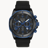 Reloj Bulova Marine Star 98B308 Cronógrafo - Esfera Negra 44mm