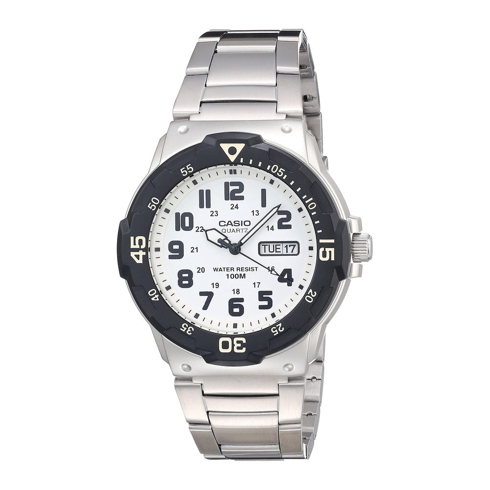 Reloj Unisex Casio MRW200H: Caja Acero, Banda Resina, Sumergible 100M, Mecanismo Cuarzo, Batería 3 Años, Calendario