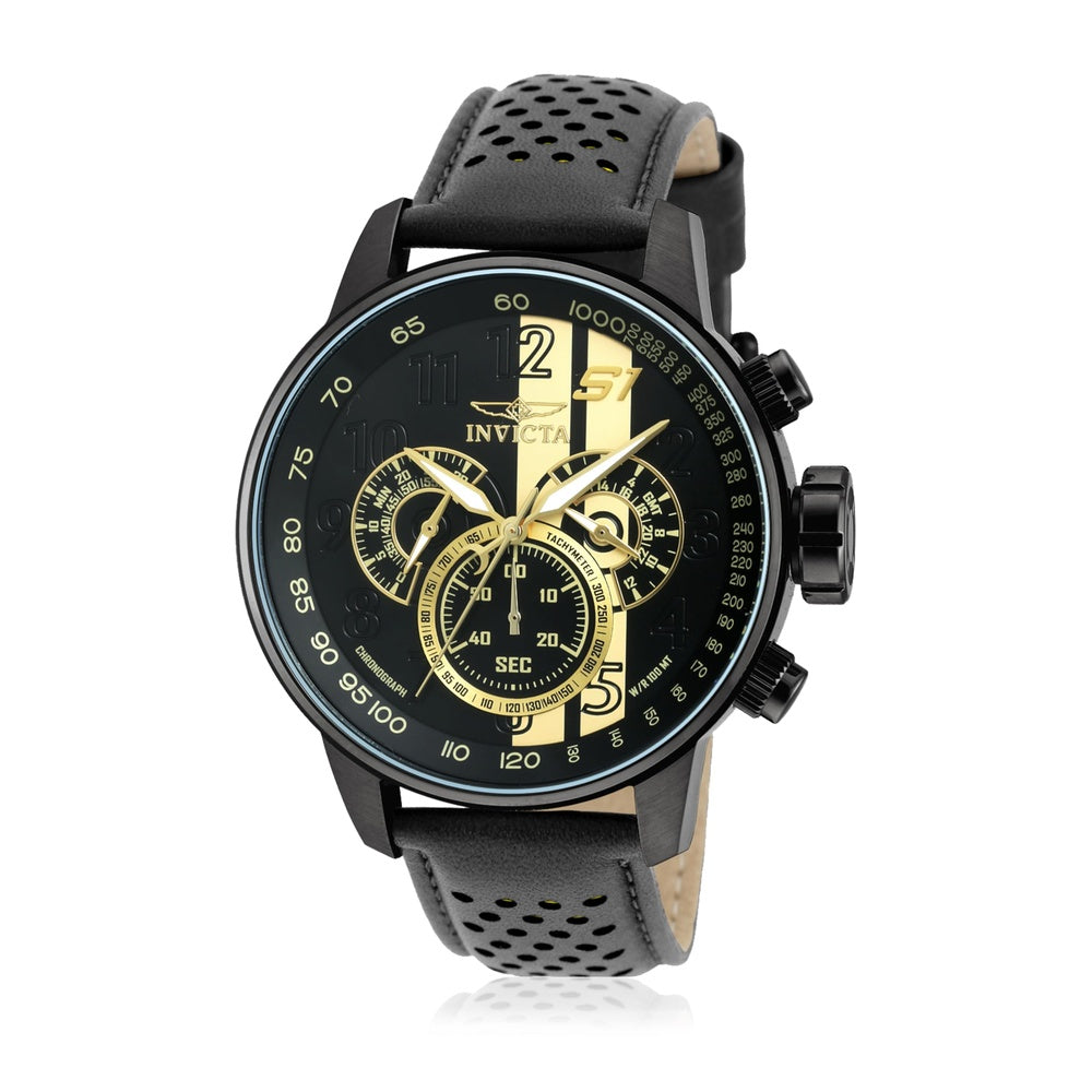Invicta S1 Rally, reloj de cuarzo para hombre, diseño elegante deportivo en acero inoxidable y cuero