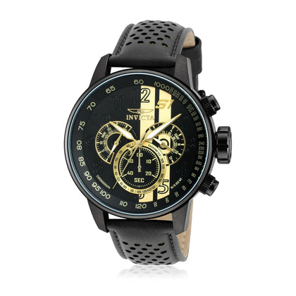 Invicta S1 Rally, reloj de cuarzo para hombre, diseño elegante deportivo en acero inoxidable y cuero