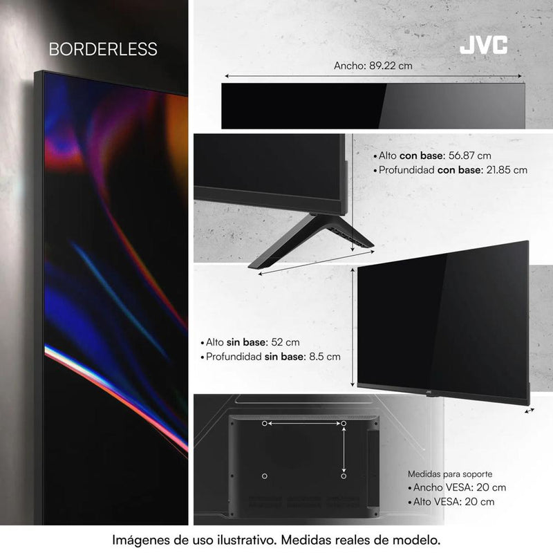 TELEVISOR JVC 40” FULL HD LT-40KB758