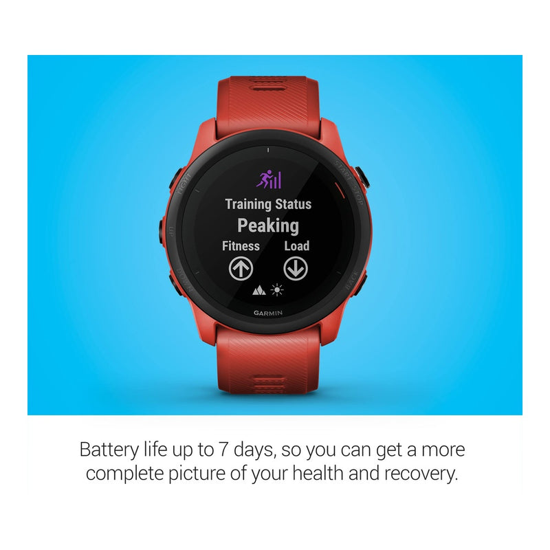 Garmin Forerunner 745, reloj GPS para entrenamiento, funciones inteligentes avanzadas, color rojo