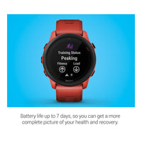 Garmin Forerunner 745, reloj GPS para entrenamiento, funciones inteligentes avanzadas, color rojo
