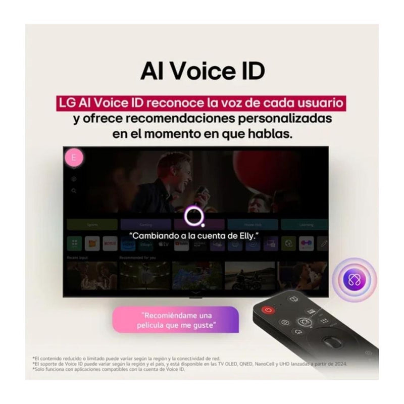 Televisor LG 55" QNED 4K Smart TV webOS 55QNED73ASA