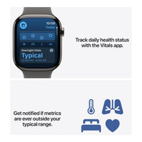 Apple Watch Series 11 GPS 46mm - Gris Espacial / Correa Negra