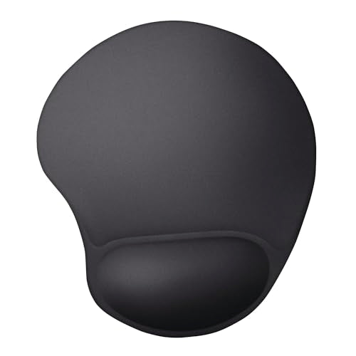 Trust 16977 Bigfoot Gel Mouse Mat for Computer and Laptop, 230 x 195 mm, Black