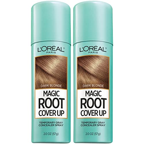 L'Oreal Paris Magic Root Cover Up Gray Hair Spray, 100% Gray Hair Coverage with Buildable, Lightweight, Transfer-Resista