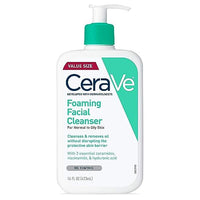CeraVe Foaming Facial Cleanser, Face Wash for Oily Skin, 16fl oz