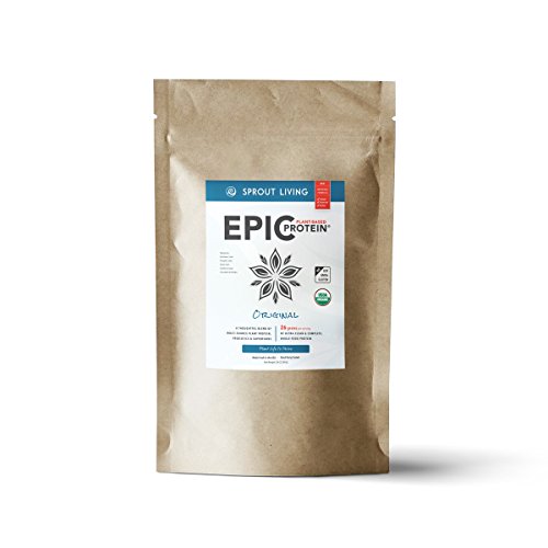 Sprout Living Plant Based Protein & Superfoods Powder, Original, Unflavored | Organic Protein Powder, Vegan, Non Dairy, Non-GMO, Gluten Free, Sugar Free, Perfect Keto Drink Mix (5 lb)