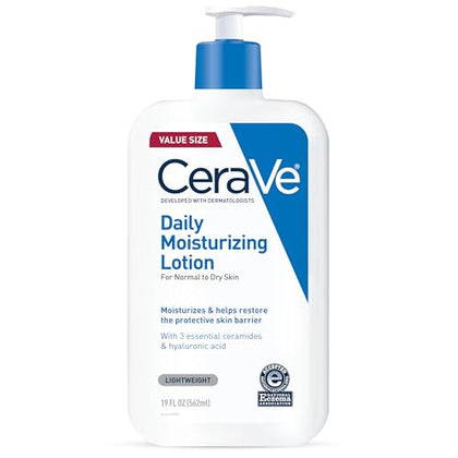 CeraVe Daily Moisturizing Lotion, Face and Body Lotion, Skin care, 19oz