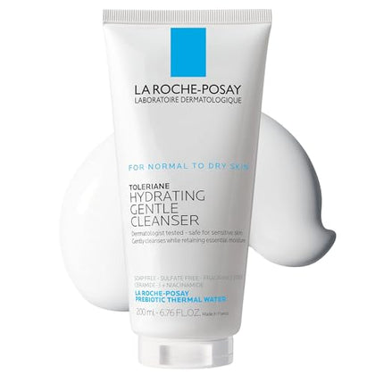 La Roche-Posay Toleriane Hydrating Gentle Facial Cleanser, 6.76oz