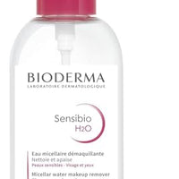 Bioderma Sensibio H2O Micellar Water Pump, Makeup Remover Cleanser, Gentle for Skin, Fragrance-Free & Alcohol-Free, Gentle Face Cleanser for Sensitive Skin, 28.7 Fl Oz