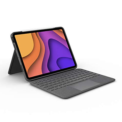 Logitech Flip Folio Keyboard Case 11-inch iPad Air, Graphite