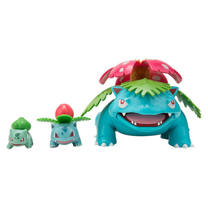 Figura de Colección Pokemon Select Evolution Bulbasaur 3 Pack