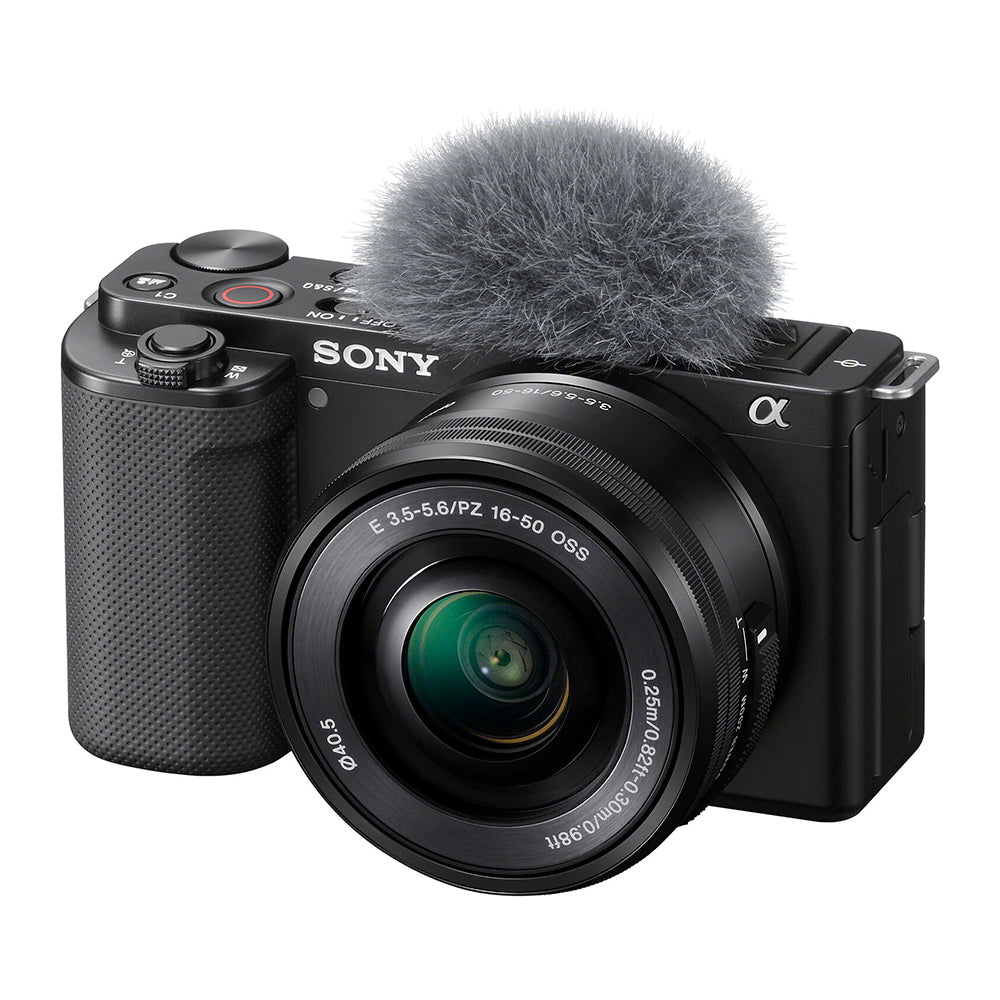 Cámara Sony Alpha ZV-E10 Mirrorless con Lente 16-50mm Black