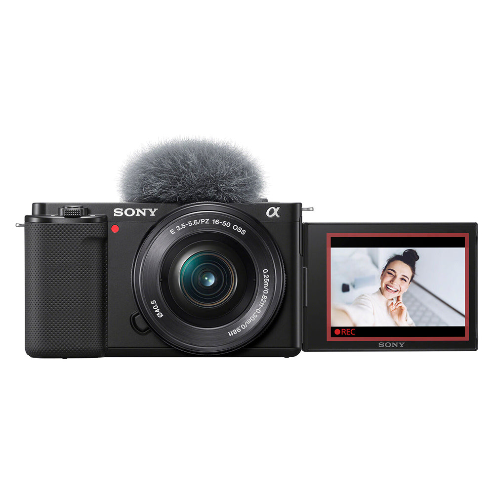 Cámara Sony Alpha ZV-E10 Mirrorless con Lente 16-50mm Black