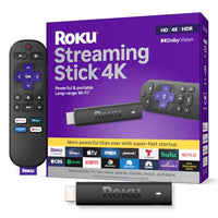 Roku Streaming Stick 4K with Voice Remote - HDR10+ & Dolby Vision