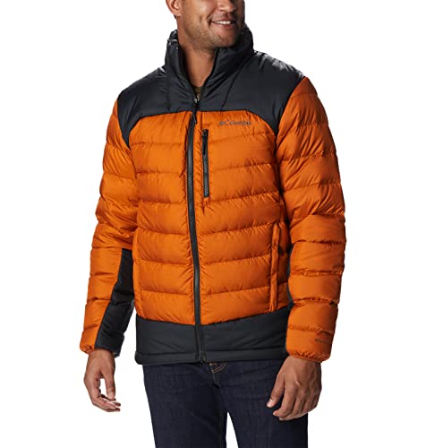 Columbia Men's Autumn Park Down Jacket, Warm Copper/Black, X-Large