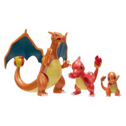 Figura de Colección Pokemon Select Evolution Charmander 3 Pack