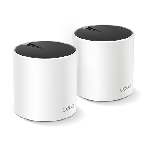 TP-Link Deco X55 AX3000 WiFi 6 Mesh System - Covers up to 4500 Sq.Ft, Replaces Wireless Router and Extender, 3 Gigabit P