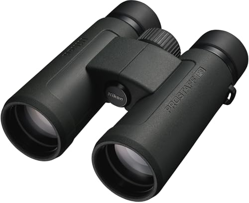 Nikon PROSTAFF P3 10x42 Binocular | Waterproof, fogproof, rubber-armored Full-Size Binocular, wide field of view & long