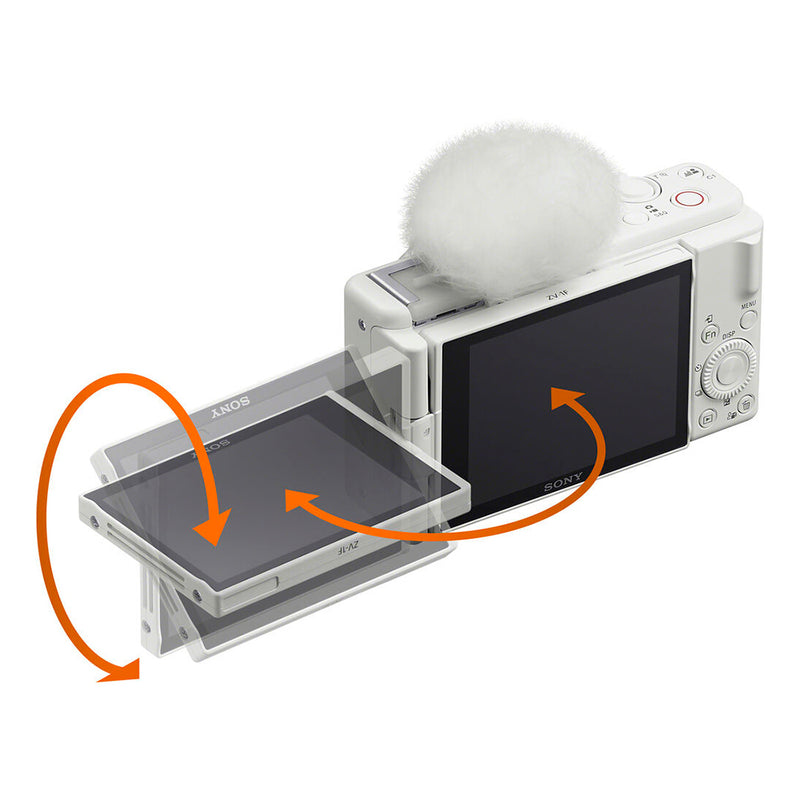Cámara Vlogging Sony ZV-1F White