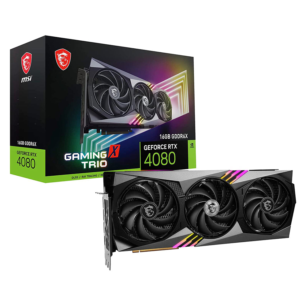 Tarjeta de video MSI Gaming X Trio GeForce RTX 4080 G408016GXT 16GB