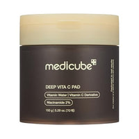 medicube Toner Pads Deep Vita C Facial Toner Pad for Uneven Skin Tone Care - Mild Pads / 70 Count (Pack of 1)