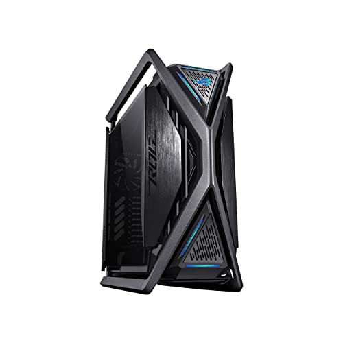 ASUS ROG Hyperion GR701 EATX Gaming Case, High Airflow Design, Tool-Free Side Panels, Pre-Installed 4x140mm Fans, Supports 420mm Radiators, Built-in GPU Holder, Front USB Type-C, 2 Year Warranty