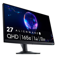 Alienware AW2724DM Gaming Monitor - 27" QHD (2560 x 1440) 180Hz w Overclock, AMD FreeSync Premium Pro, NVIDIA G-SYNC, VESA Display - Black,Black/Silver