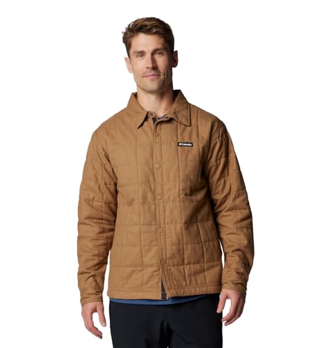 Columbia Men's Landroamer Quilted Shirt Jacket, Delta, Large