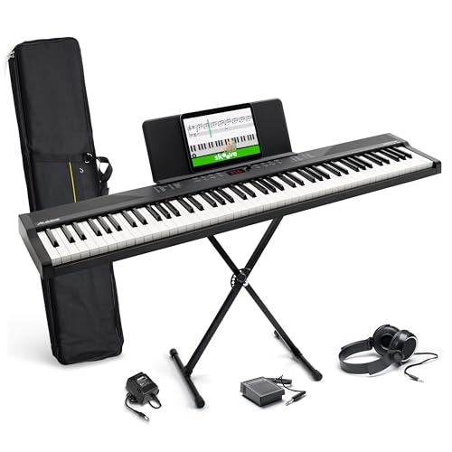 Alesis Recital Play 88-Key Piano Keyboard Bundle