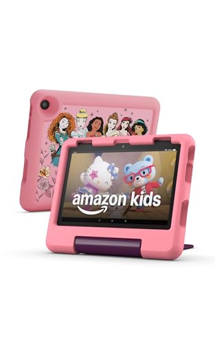 Amazon Fire HD 8 Kids tablet (newest model), ages 3-7. With bright 8