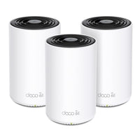 TP-Link Deco XE70 Pro AXE4900 Tri-Band WiFi 6E Mesh WiFi System - 2.5G WAN/LAN Ports, 4.9 Gbps Wi-Fi 7,200 Sq. Ft Coverage, Connect up to 200 Devices, 6 GHz Band, 3-Pack