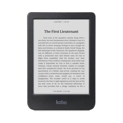 Kobo Clara BW eReader, 6” Touchscreen, Waterproof, 16GB, Black