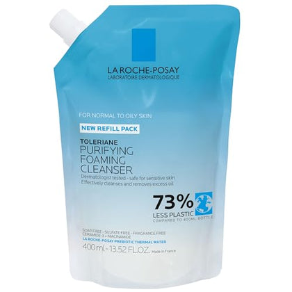 La Roche-Posay Toleriane Purifying Foaming Facial Cleanser, 13.52oz