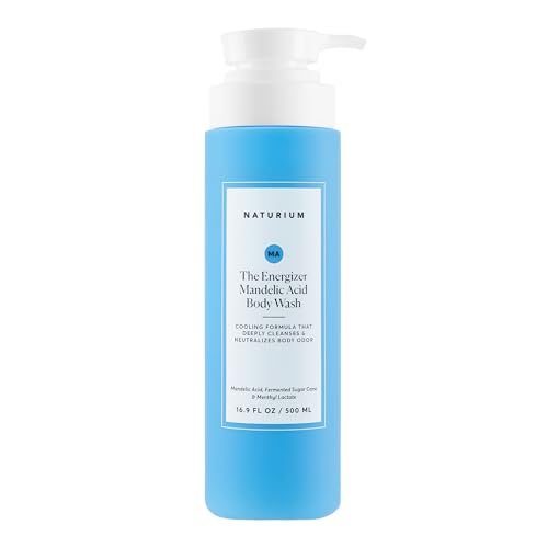 Naturium Mandelic Acid Body Wash, Sugar Cane & Menthyl Lactate, 16.9 fl oz