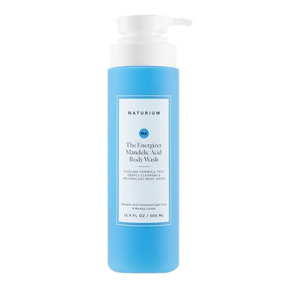 Naturium Mandelic Acid Body Wash, Sugar Cane & Menthyl Lactate, 16.9 fl oz